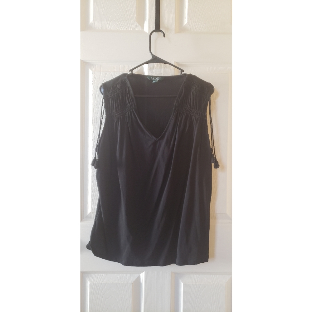 Ralph Lauren Black Blouse
